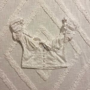 PRINCESS POLLY EYELET CROP